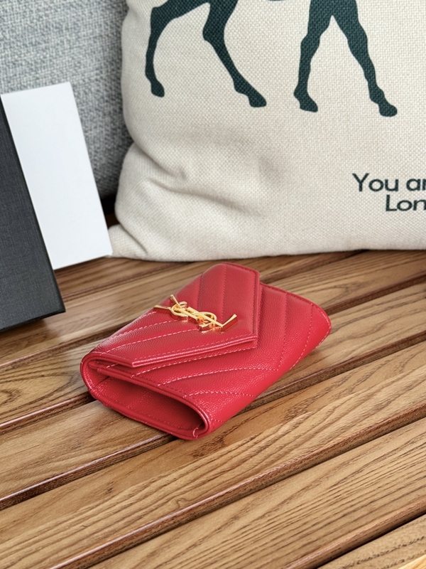 イヴサンローラン財布側面デザイン